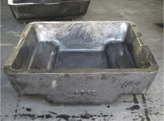 LP1200 500 กิโลกรัม Sow Mold &amp; Dross Pan